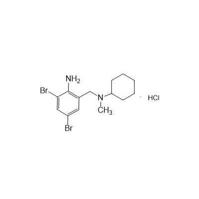 N-(2-amino-3,5-dibromobensüül)-N-metüültsükloheksüülamiinvesinikkloriid